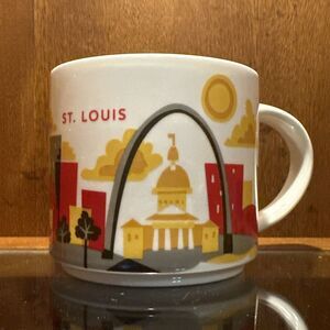 Starbucks You Are Here Collection St. Louis Arch Coffee Mug 14oz 2016 EUC